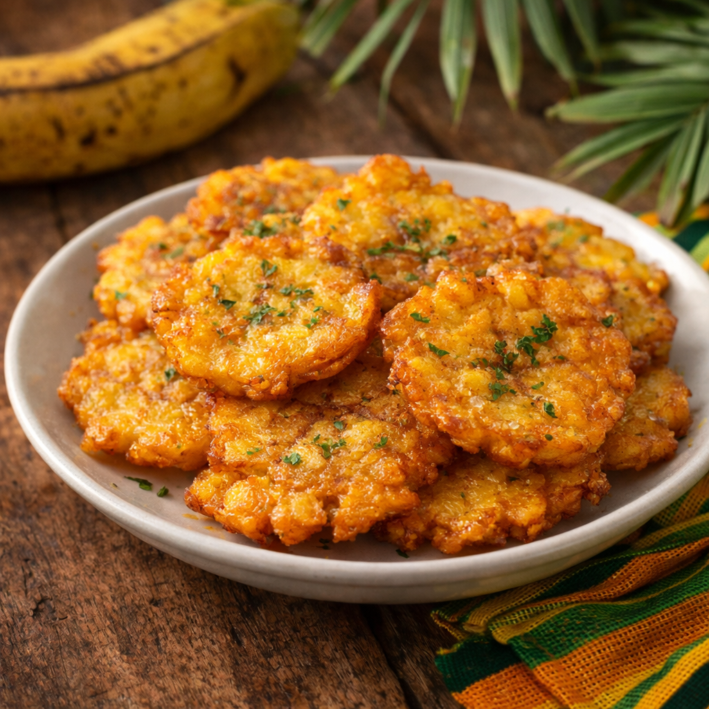 Fried Ripe or Green Plantains