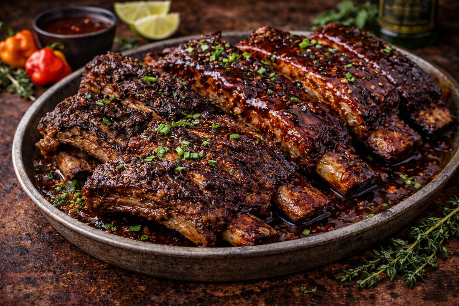 Pork Ribs-Jerk/ BBQ
