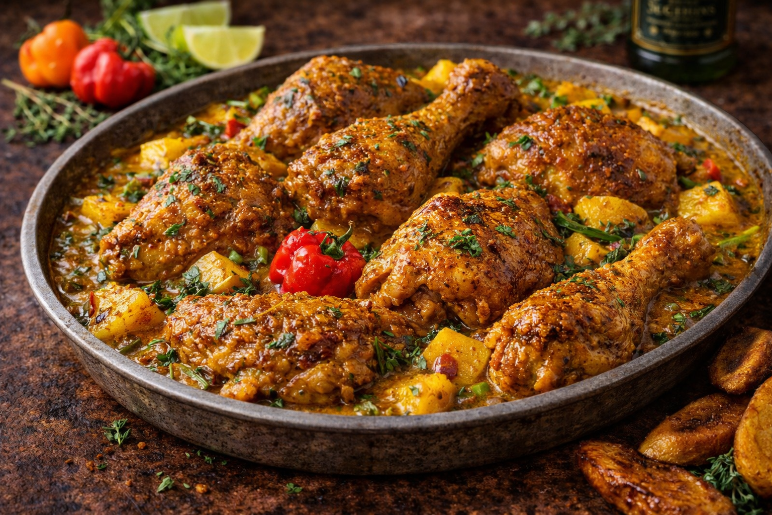 Curry chicken